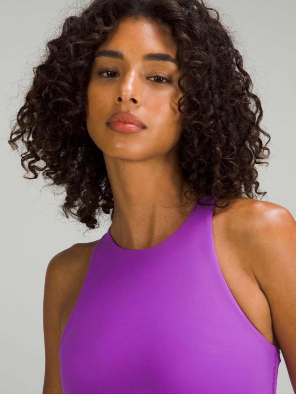 Lululemon Energy High-Neck Longline Tough Bra B-D Cups, Moonlit Magenta, 6 - Picture 5 of 16
